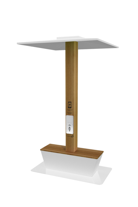 Station de chargement téléphone outdoor et solaire GREEN