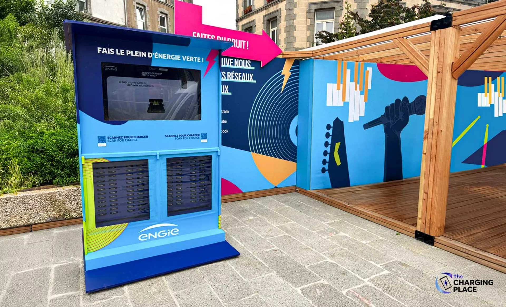 Nomade 100 : La borne à batterie externe pour festivals