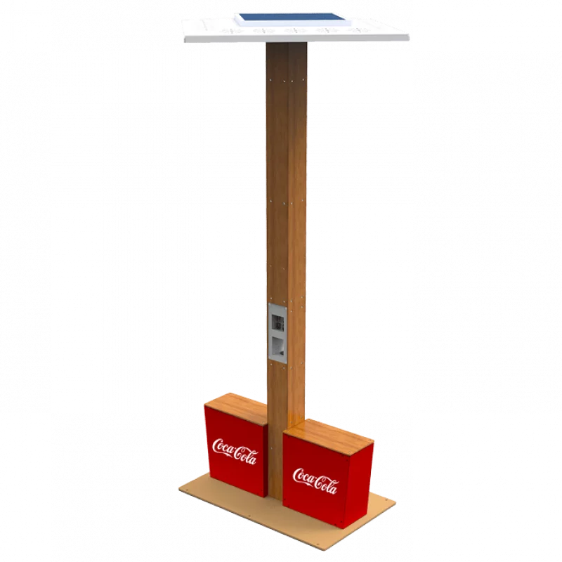 Station de chargement tlphone outdoor et solaire GREEN