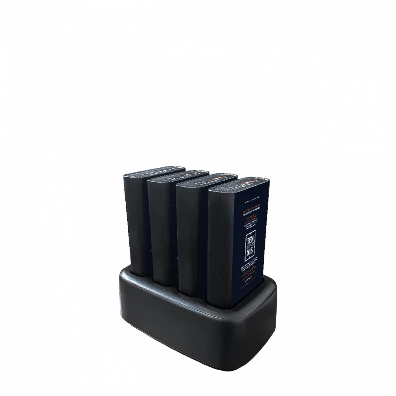 Station de 4 batteries externes de recharge pour ordinateurs