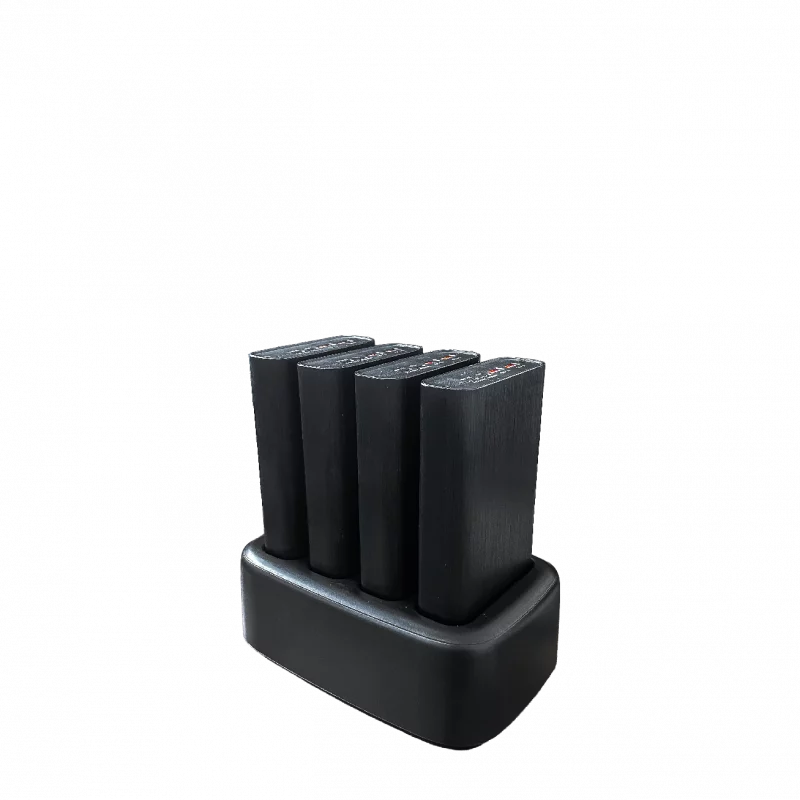 Station de 4 batteries externes de recharge pour ordinateurs