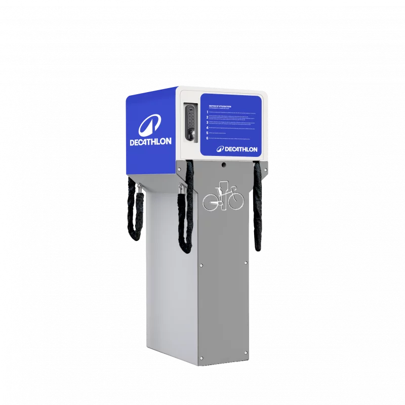 La Borne de recharge et parking pour v�los � assistance �lectrique - Park'N'Charge Bike