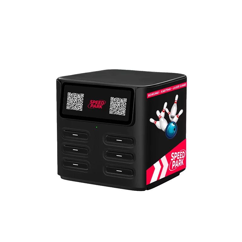 Distributeur de batteries externes en libre-service